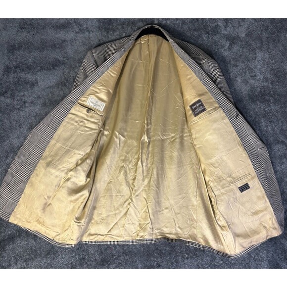 Valentino Uomo Men's Blazer 100% Virgin Wool Glen Plaid Italy Neiman Marcus 44R - Picture 14 of 14